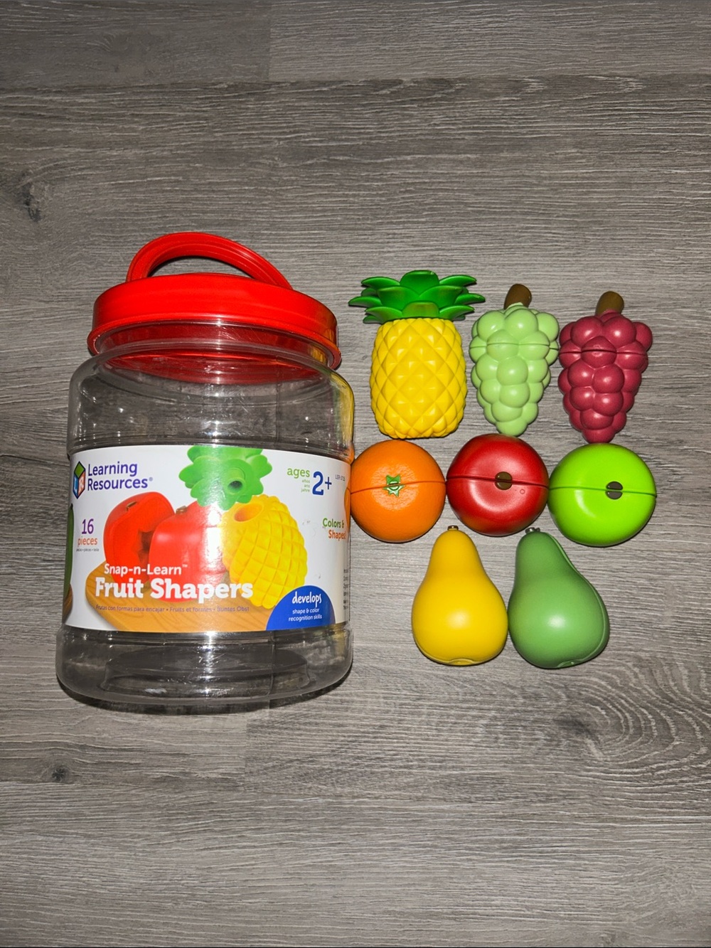 Learning Resources Snap-n-Learn Fruit Shapers